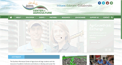 Desktop Screenshot of centerofagriculture.org